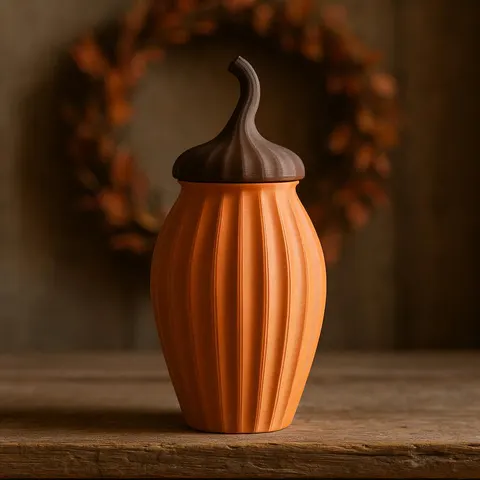 Pumpkin Vase — 3D printed seasonal vase