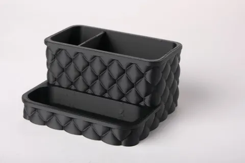 Quilted Desk Organizer — 3D printed minimalist organizer