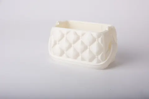 Quilted Mini Bag Storage Box — 3D printed minimalist organizer