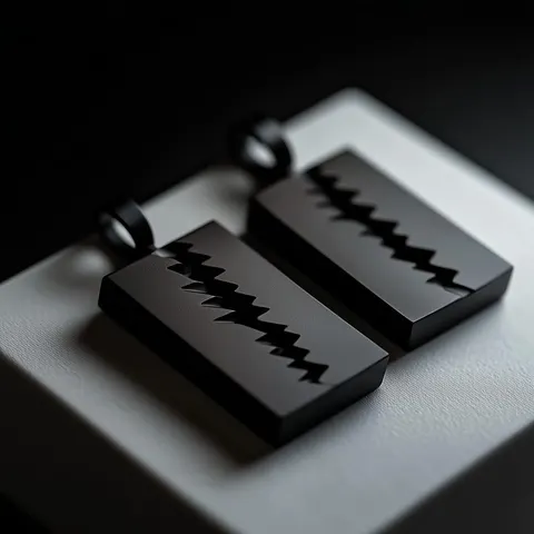 Razor — 3D printed jewelry piece