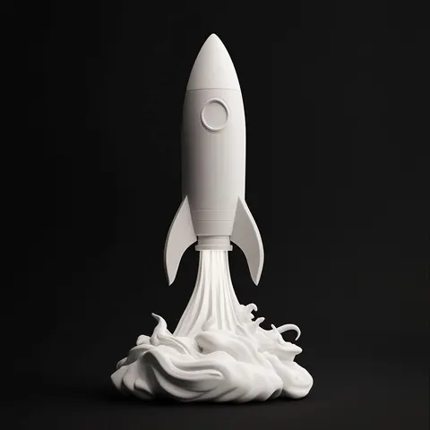 Rocket — 3D printed decor piece