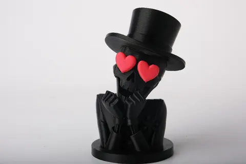 Romantic Skeleton Figurine — 3D printed gothic figurine