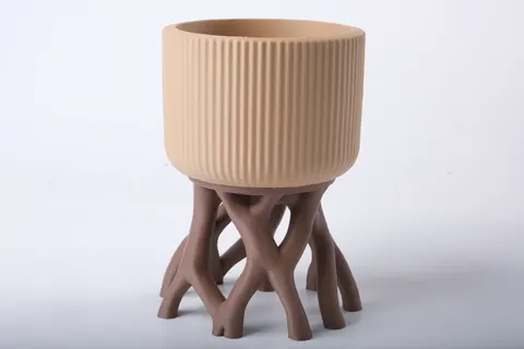 Root Stand Planter — 3D printed botanical vase