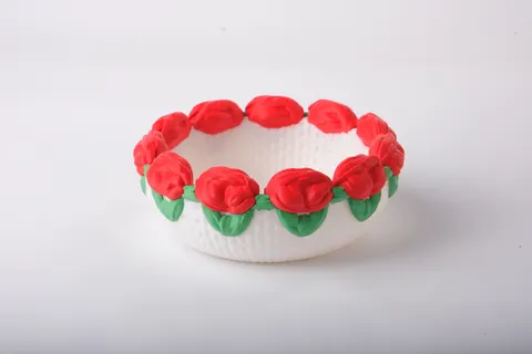 Rose Basket Bowl — 3D printed kitchen accessory