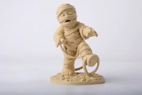 Runaway Mummy Figurine — 3D printed gothic figurine