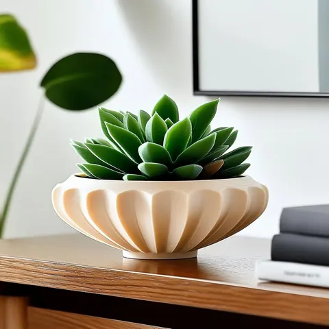 Saucer — 3D printed botanical vase