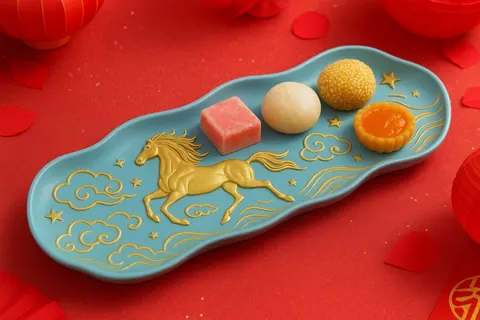 Saucer With Horse — 3D printed kitchen accessory