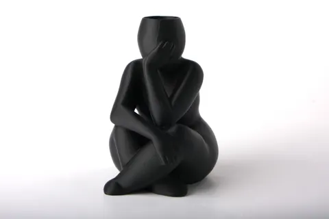Sculptural Woman Vase — 3D printed figural vase
