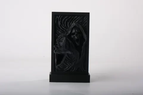 Sculpture Abyss Reaper — 3D printed gothic figurine