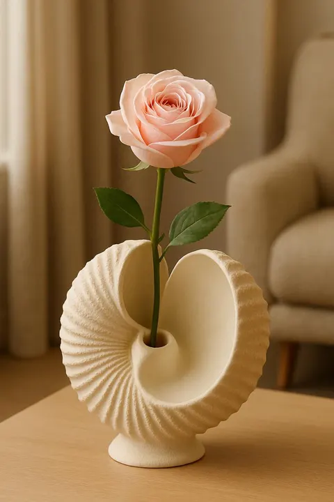Seashell 3 — 3D printed figural vase