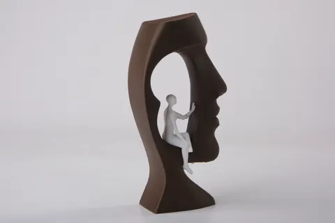 Self Discovery Figurine — 3D printed decor piece