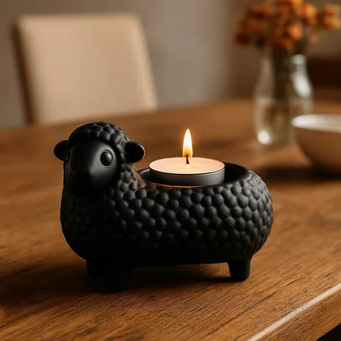 Sheep Candle — 3D printed lamp