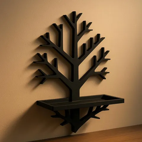 Shelf Branch — 3D printed wall decor piece