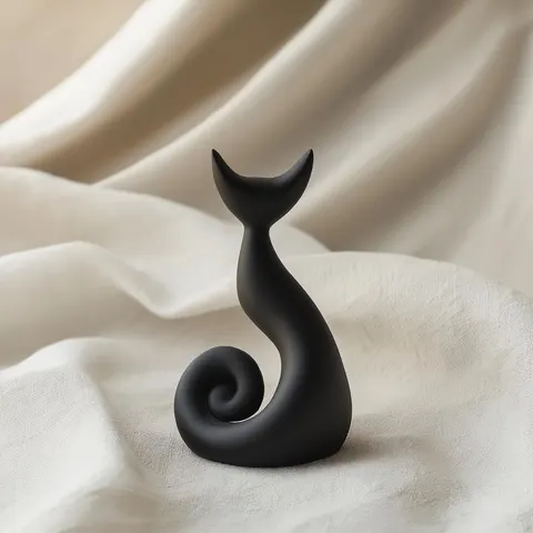 Simple Cat — 3D printed cat figurine