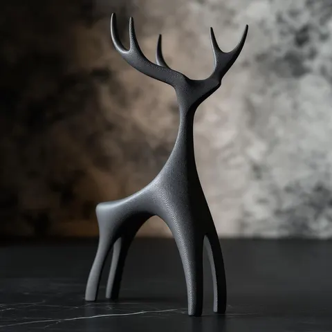 Simple Deer — 3D printed animal figurine
