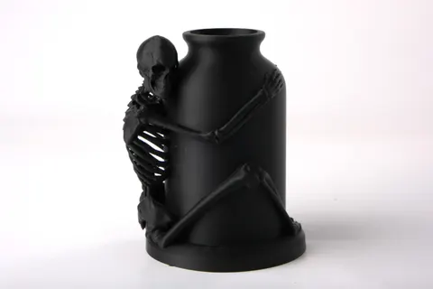 Skeleton Embrace Vase — 3D printed figural vase