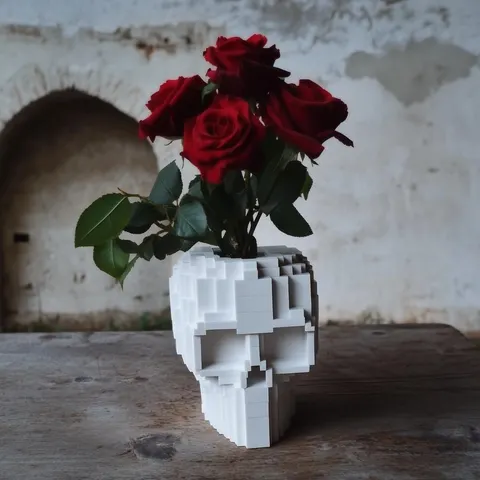 Skull — 3D printed gothic figurine