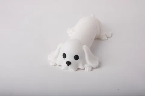 Slinky Ghost Dog Toy — 3D printed fidget toy