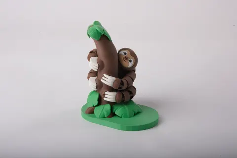 Sloth Flexi Tree Toy — 3D printed flexi animal