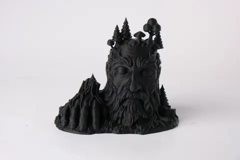 Slumbering Forest Giant — 3D printed gothic figurine
