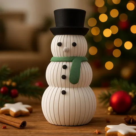 Snowman Figurine — 3D printed animal figurine