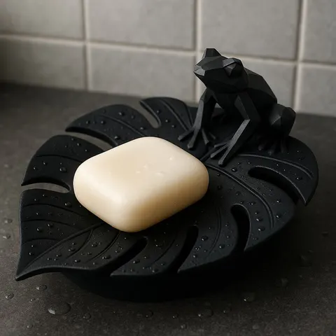 Soap Dish With Frog — 3D printed animal tray