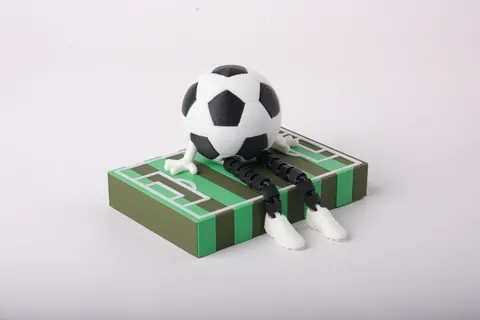 Soccer Ball Flexi Toy — 3D printed flexi animal