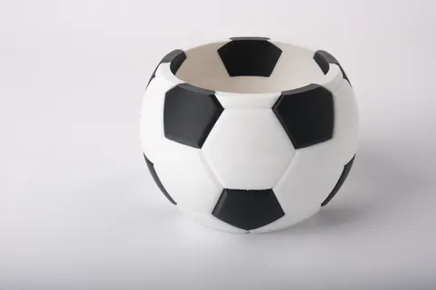 Soccer Ball Snack Bowl — 3D printed kitchen accessory