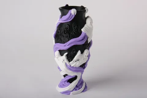 Spectral Ritual Vase — 3D printed seasonal vase