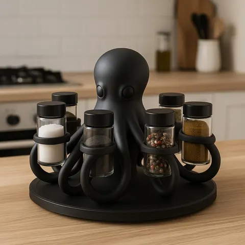 Spice Octopus — 3D printed animal tray