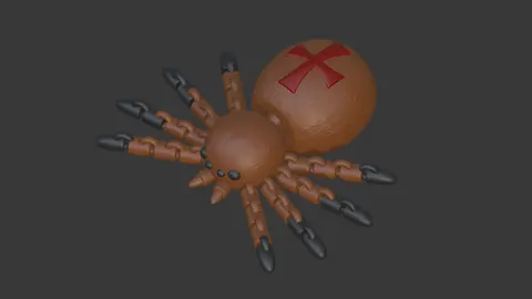 Spider — 3D printed flexi animal