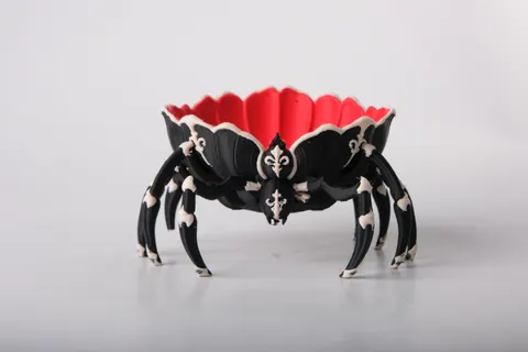 Spider Bowl With Legs — 3D printed figural vase