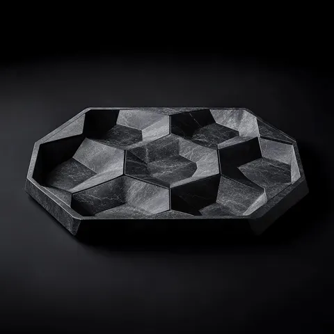 Stand 5 Corner Cutout 7 Pieces — 3D printed minimalist organizer