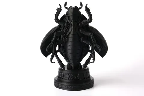 Steampunk Mechanical Scarab Beetle — 3D printed animal figurine