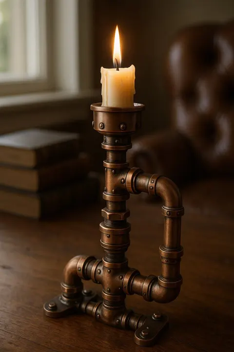 Stim Punk Candlestick 2 — 3D printed desk organizer