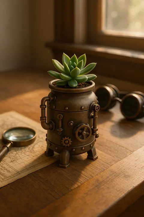 Stim Punk Vase 1 — 3D printed geometric vase