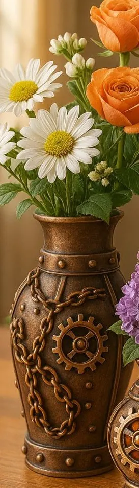 Stim Punk Vase 3 — 3D printed figural vase