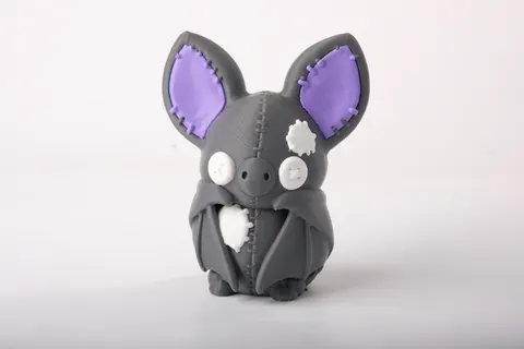 Stitched Bat Figurine — 3D printed gothic figurine