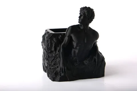 Stone Guardian Pen Holder — 3D printed desk organizer