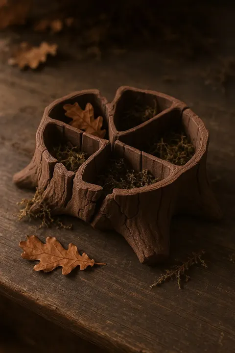 Stump Organizer 3 — 3D printed botanical tray