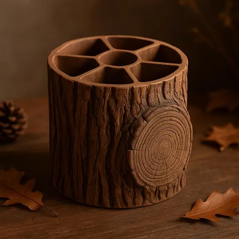 Stump Organizer 5 — 3D printed botanical tray