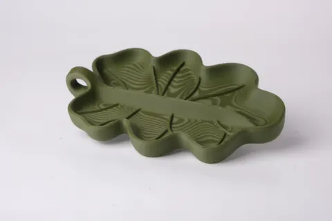Stylish Leaf Organizer for Natural Decor — 3D printed botanical tray