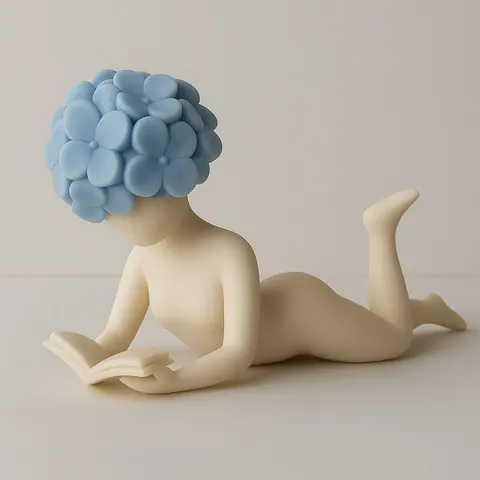 Summer Girl — 3D printed bust sculpture