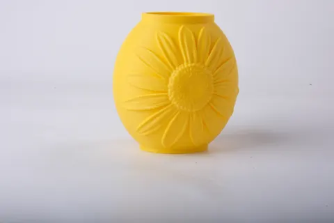 Sunflower Vase — 3D printed botanical vase