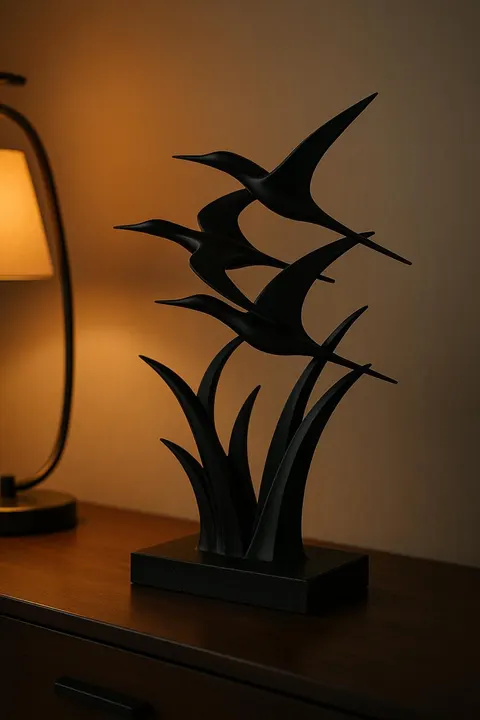 Swallow Composition — 3D printed flexi animal