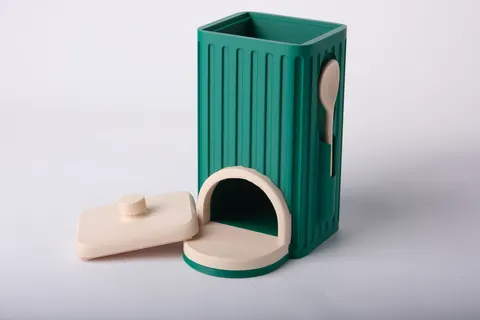 Tea Bag Organizer Box — 3D printed kitchen accessory
