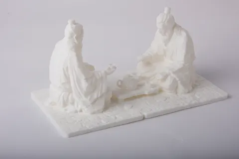 Tea Ceremony Sculpture — 3D printed bust sculpture