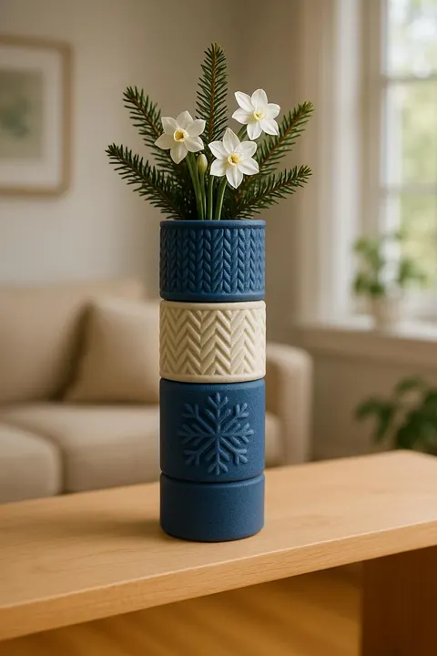 Team Vase 6 — 3D printed seasonal vase