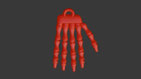 The Bony Hand — 3D printed gothic figurine