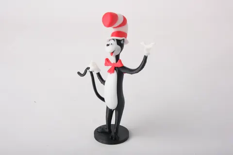 The Cat in the Hat — 3D printed cat figurine